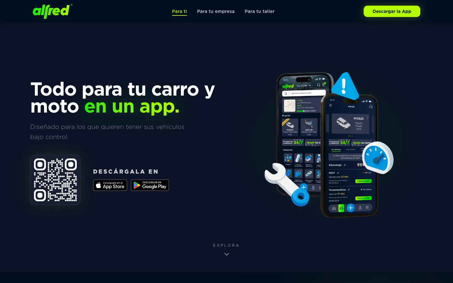 Alfred consumer product site