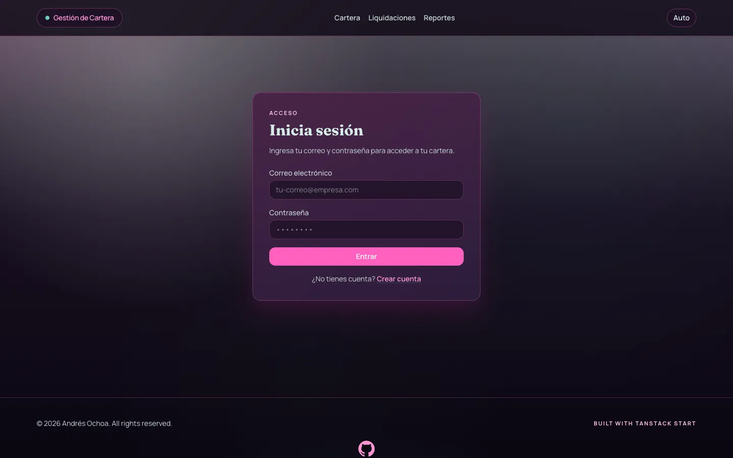 Collection App billing tool