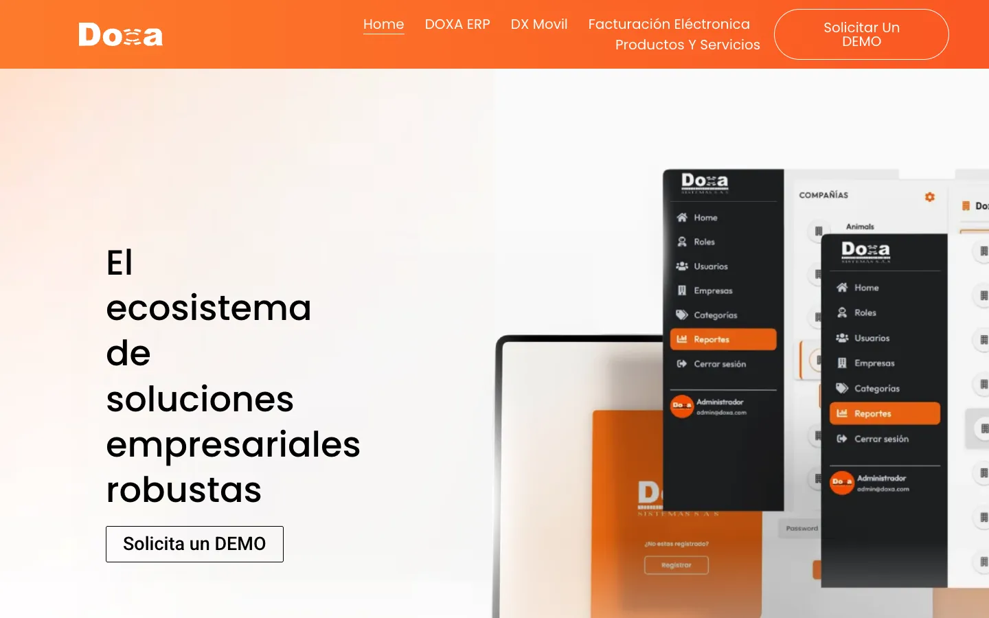 Doxa Sistemas ERP platform