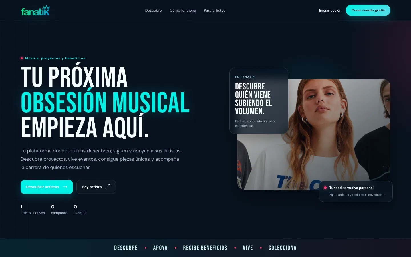 Fanatik social and music platform