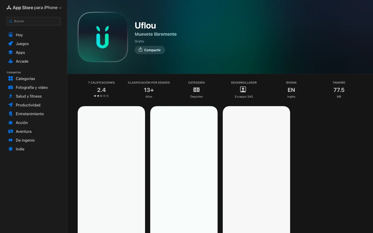 Uflou mobile app